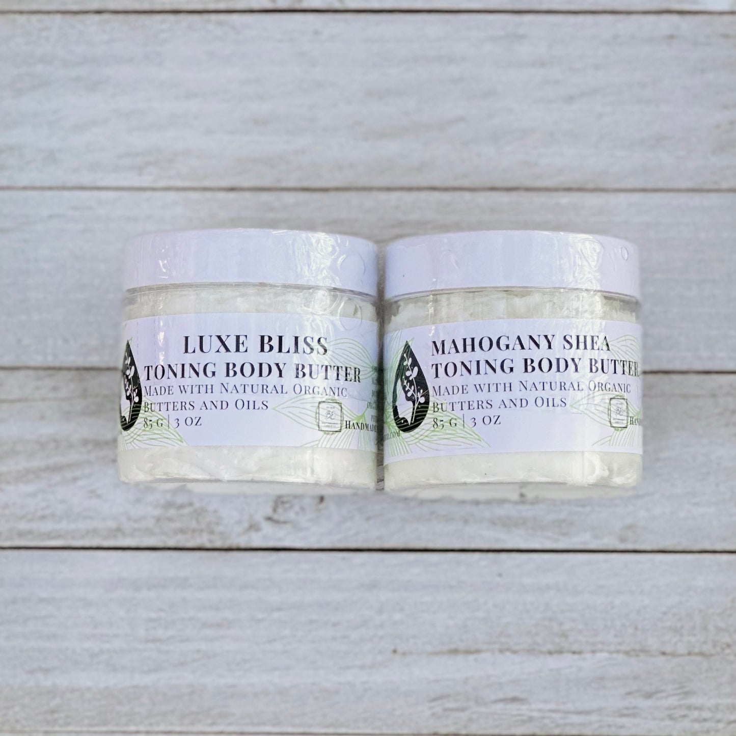 Toning Body Butter 3 oz (85 g) - Made with Natural Organic Butters and Oils